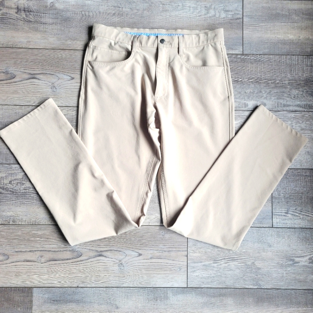 Men's golf or dress-casual pants, FootJoy 32x34, khaki